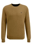 Fynch-Hatton Strickpullover O-Neck Khaki/Dunkelgrün/Braun