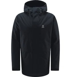 Haglöfs Herren Salix Proof Mimic Parka Dunkelblau/Blau/Schwarz