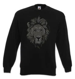 Sweatshirt Lion Face Sweatshirt Vegan Vegetarier Veganer Tierschutz Lwe Logo (1-tlg) Animal Welfare Speziesismus Veganismus