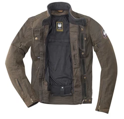 Merlin Motorradjacke Barton II Khaki/Dunkelgrün/Braun