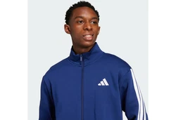 ADIDAS SPORTSWEAR Trainingsanzug SPORTSWEAR BASIC 3-STREIFEN Blau/Dunkelblau