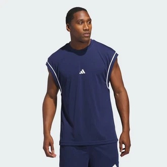 adidas Performance Tanktop ADIDAS BASKETBALL ALL-WORLD SLEEVELESS Dunkelblau/Blau