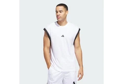 adidas Performance Tanktop ADIDAS BASKETBALL ALL-WORLD SLEEVELESS Weiß/Creme/Hellgrau/Schwarz