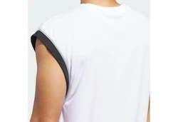 adidas Performance Tanktop ADIDAS BASKETBALL ALL-WORLD SLEEVELESS Weiß/Creme/Hellgrau/Schwarz