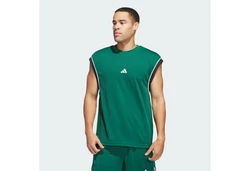 adidas Performance Tanktop ADIDAS BASKETBALL ALL-WORLD SLEEVELESS Grün/Dunkelgrün
