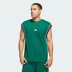 adidas Performance Tanktop ADIDAS BASKETBALL ALL-WORLD SLEEVELESS Grün/Dunkelgrün