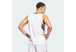 adidas Performance Tanktop ADIDAS BASKETBALL LEGENDS Weiß/Rot/Beige/Creme/Hellblau/Schwarz