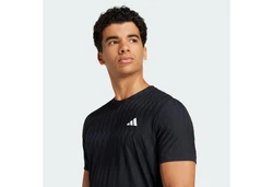 adidas Performance Poloshirt Tennis Climachill+ Freelift T-Shirt Dunkelgrau/Schwarz/Mischfarben