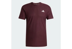 adidas Performance Poloshirt Tennis Climachill+ Freelift T-Shirt Dunkelrot/Bordeaux/Lila/Rosa
