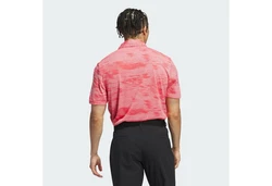 adidas Performance Poloshirt ULTIMATE365 TEXTURED STRIPE Rot/Rosa