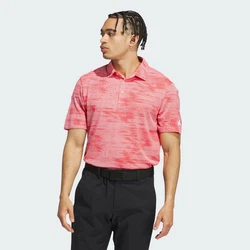 adidas Performance Poloshirt ULTIMATE365 TEXTURED STRIPE Rot/Rosa