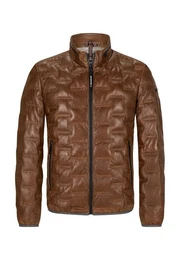 Lederjacke MS-Aversa Leichteste Daunen- Imitationswatte, Steppjacke mit tailliertem Schnitt