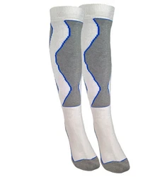 Hudson Kniestrümpfe Sport Winter Active Grau/Blau