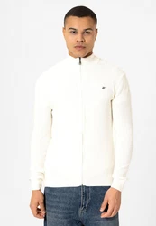 Williot Cardigan Attilio Weiß/Creme/Schwarz/Beige