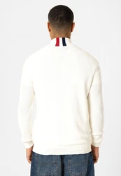 Williot Cardigan Attilio Weiß/Creme/Schwarz/Beige