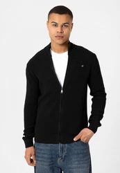 Williot Cardigan Attilio Schwarz/Rot