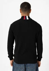 Williot Cardigan Attilio Schwarz/Rot