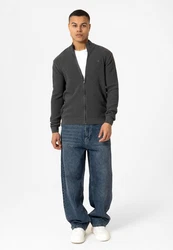 Williot Cardigan Attilio Dunkelgrau/Grau/Hellgrau