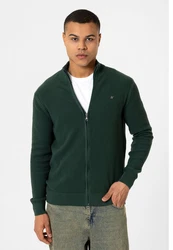 Williot Cardigan Attilio Dunkelgrün/Grün