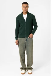 Williot Cardigan Attilio Dunkelgrün/Grün