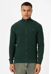 Williot Cardigan Attilio Dunkelgrün/Grün