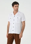 Antioch Blusenshirt Weiß/Grau/Dunkelblau/Creme