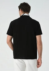 Antioch Blusenshirt Schwarz/Dunkelrot