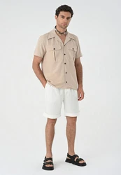Antioch Blusenshirt Beige/Khaki