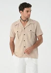Antioch Blusenshirt Beige/Khaki
