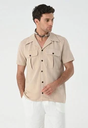 Antioch Blusenshirt Beige/Khaki