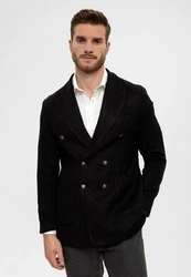 Antioch Winterjacke Dunkelblau/Schwarz/Hellblau
