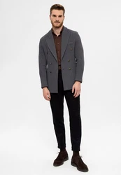 Antioch Winterjacke Dunkelblau/Grau/Dunkelgrau/Hellblau