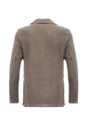 Antioch Winterjacke Lapel Collar Basic Jacket Braun/Grau/Beige/Khaki