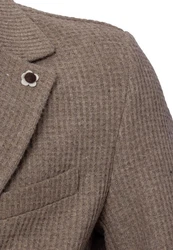 Antioch Winterjacke Lapel Collar Basic Jacket Braun/Grau/Beige/Khaki