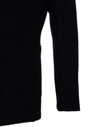 Antioch Winterjacke Lapel Collar Basic Jacket Schwarz/Braun