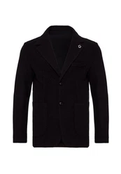 Antioch Winterjacke Lapel Collar Basic Jacket Schwarz/Braun