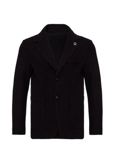 Antioch Winterjacke Lapel Collar Basic Jacket Schwarz/Braun