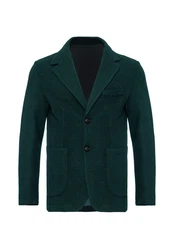 Antioch Winterjacke Lapel Collar Basic Jacket Dunkelgrün/Grün
