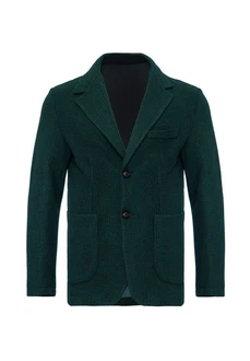 Antioch Winterjacke Lapel Collar Basic Jacket Dunkelgrün/Grün