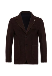 Antioch Winterjacke Lapel Collar Basic Jacket Braun/Dunkelbraun/Dunkelrot/Bordeaux