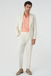 Antioch Winterjacke Blazer Jacket Orange/Weiß/Rosa/Rot/Creme