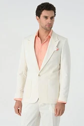 Antioch Winterjacke Blazer Jacket Orange/Weiß/Rosa/Rot/Creme