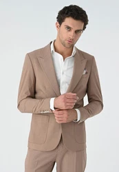 Antioch Winterjacke Blazer Jacket Braun/Beige