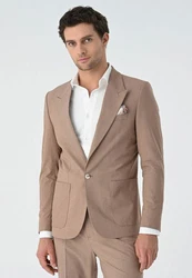Antioch Winterjacke Blazer Jacket Braun/Beige