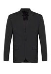 Antioch Winterjacke Slim Fit Stand Collar Jacket Dunkelgrau/Grau