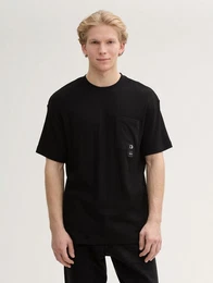 T-Shirt Relaxed Fit T-Shirt mit Brusttasche