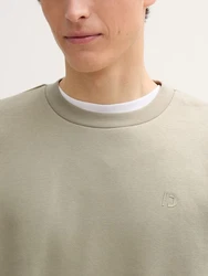 TOM TAILOR Denim Sweatshirt Khaki/Beige