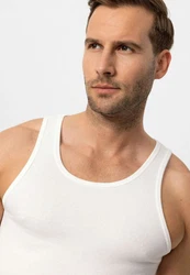 Antioch Poloshirt Mario Body Fit Creme/Weiß/Khaki/Grau