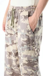 Dandalo 7/8-Strandhose Fernando Dunkelgrün/Khaki/Beige/Braun/Lila