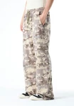 Dandalo 7/8-Strandhose Fernando Dunkelgrün/Khaki/Beige/Braun/Lila